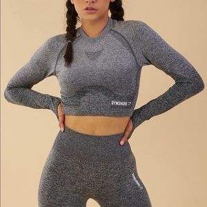 Gymshark Vital Seamless Ombré Long Sleeve Crop